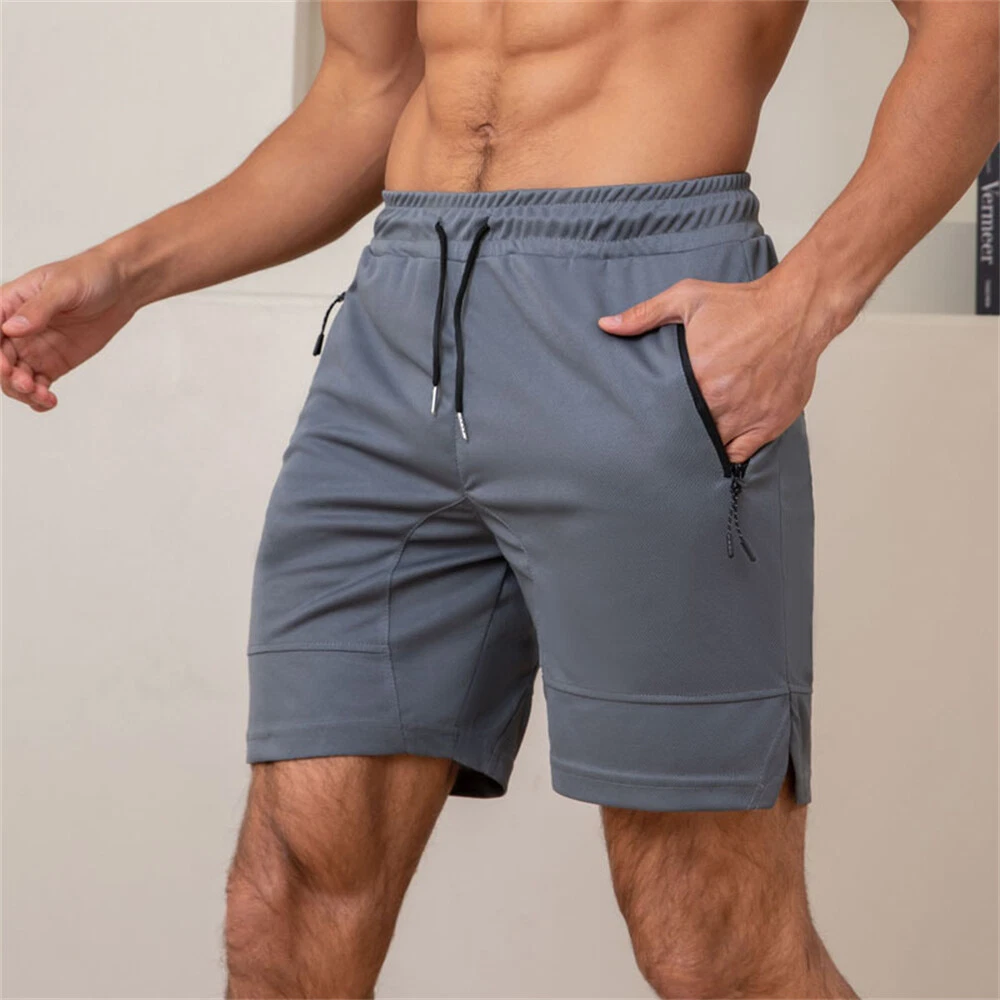 Mens Shorts Sport Workout Jogging Quick Dry Running Short Pants