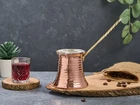 Copper Turkish Greek Coffee Maker Pot,  Cezve Briki, Stovetop Copper Maker Set