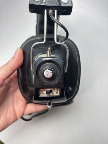 Rare Vintage Jax Headphones Made in Japan Model 340 Mono Stereo 8 Ohm 1/4" Jack - Bild 4 von 12