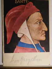 Rare Vintage 1965 DANTE 700th Birthday Celebration Brochure in Italian