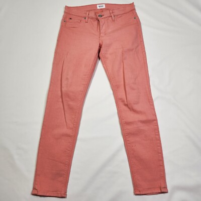 Hudson Krista Super Skinny Ankle Women Size 28 Pink Stretch Denim Jeans M2