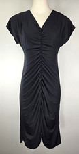 VTG Avon Fashions Dress - Size 5 / 6 - Black w/ Ruched Front