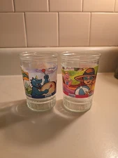 Vintage Welchs Dragon Tales Glasses # 5 & 6
