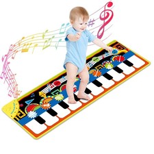 Cyiecw Piano Mat Toddler Toys Musical Mat with 25 Music Sounds Floor Piano Ke...