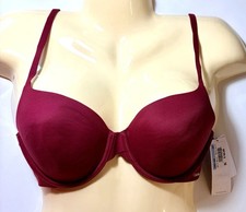 Calvin Klein Perfectly Fit Lightly Lined Full Coverage Burgundy Woman's Bra 32 A