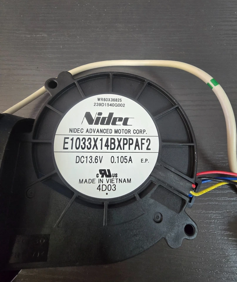 Motor ventilador refrigerador GE WR60X36825 239D1540G002 || ¡¡ENVÍO GRATUITO!! A15 Foto 2 de 3