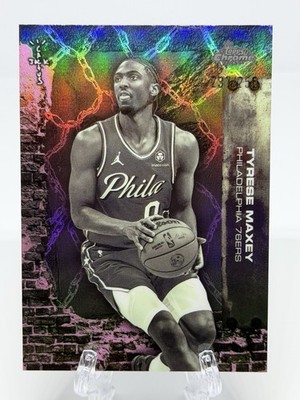 2025-26 TOPPS CHROME CACTUS JACK TYRESE MAXEY PINK/250- SIXERS