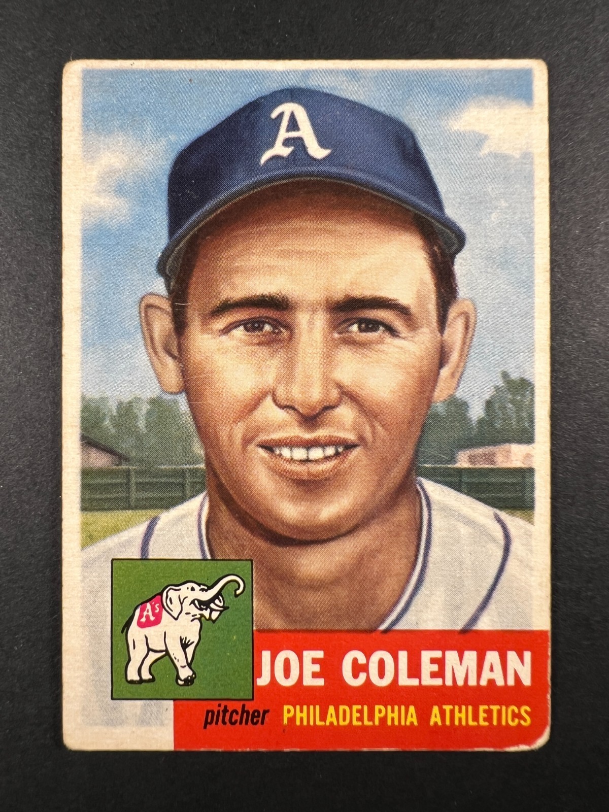 Joe Coleman #279 Baseball Cards 1953 Topps trading card — raw and PSA graded price guide