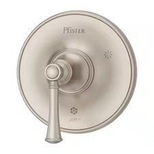 Pfister Tisbury 1-Handle Valve Only Trim Kit in Brushed Nickel, R89-1TBK