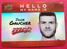 2025-26 UD MVP Hockey - STICKERS - Jacob Gaucher #HNI-16