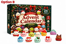 2026 Christmas Dumpling Advent Calendar 24 Days Countdown Squishy Stress Relief