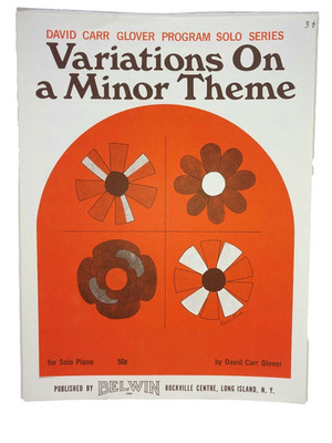 Variations On A Minor Theme Sheet Music Piano Practice Piece                 F3R