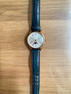 SPICA Moon Phase Watch Pink Gold Classic Used Battery Needed