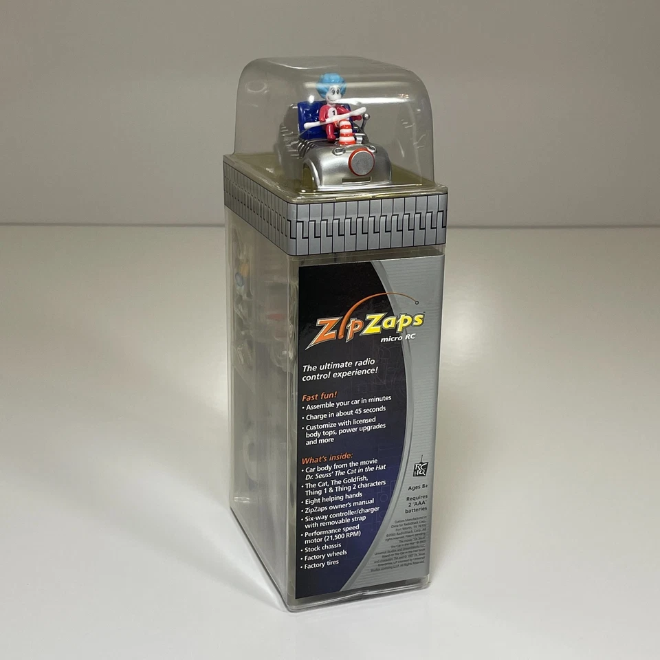 ZipZaps Micro RC Dr Seuss Cat in the Hat Radio Control Coche - NUEVO Sellado de Fábrica Foto 2 de 4