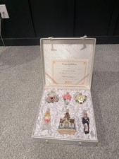 Old World Christmas Set of 6 Wedding Collection Glass Christmas Ornaments
