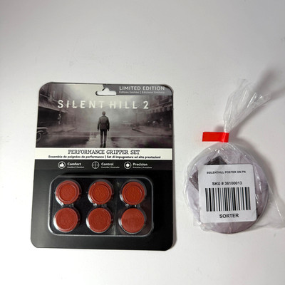 Silent Hill 2 Limited Edition Thumb Grips Set + Film Poster Button Pin