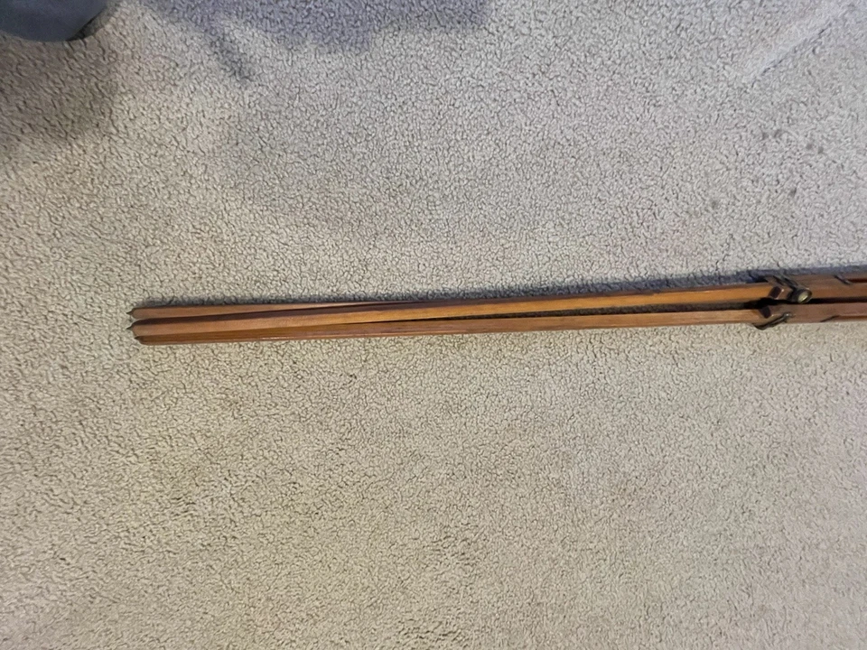 Tripé telescópico antigo vintage Eastman Kodak Co. madeira 53” totalmente estendido - Imagem 2 de 4