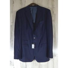 Brooks Brothers Suit Jacket Blazer 38R Navy Blue Custom Tailored Fit READ