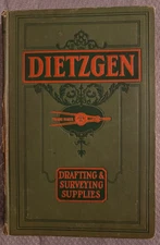 Dietzgen Drafting & Surveying Supplies catalog - 1926 - 12th edition - hardcover