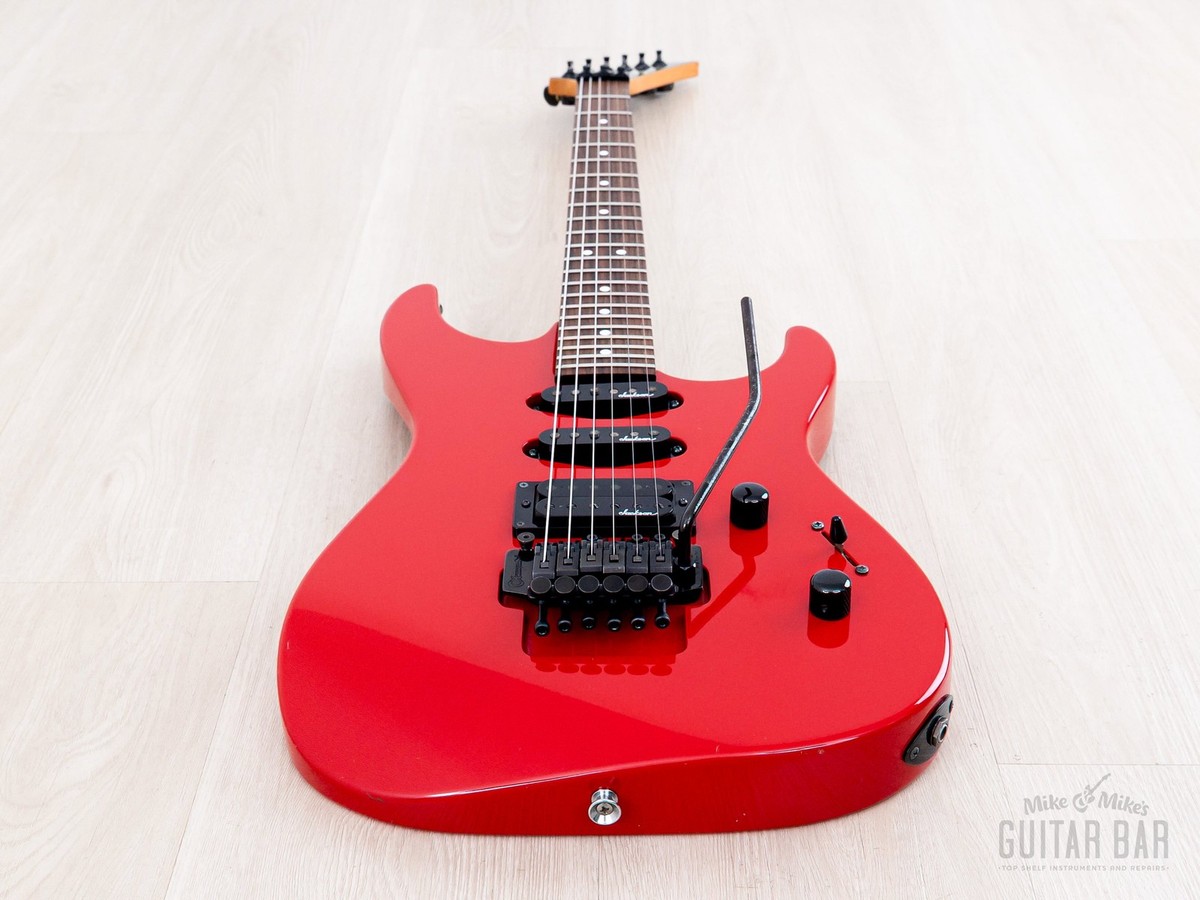 1990 Charvel by Jackson DK-065-SSH Vintage Superstrat Red w/ Floyd