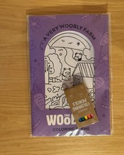  Sealed Woobles A Very Woobly Farm Collectible Coloring Scene  Pencils Set
