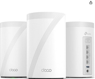 Deco 7 Pro Tri Band WiFi 7 BE10000 Whole Home Mesh System 6 Stream 10 Gbps
