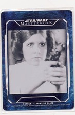 2015 Star Wars Masterwork Printing Plate 4 Princess Leia Organa 1/1