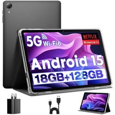 Widevine L1 Tablet Android 15 18GB 128GB Bluetooth 5.4