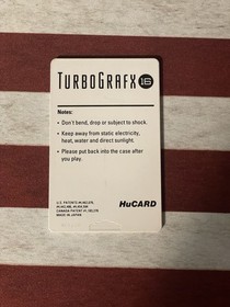 PAC-LAND FOR TURBOGRAFX 16 HUCARD ONLY & TESTED! FREE SHIPPING