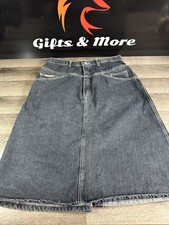 Vintage Gitano Denim Jean Skirt Sz 20W Back Slit 100 Cotton 90s Y2K