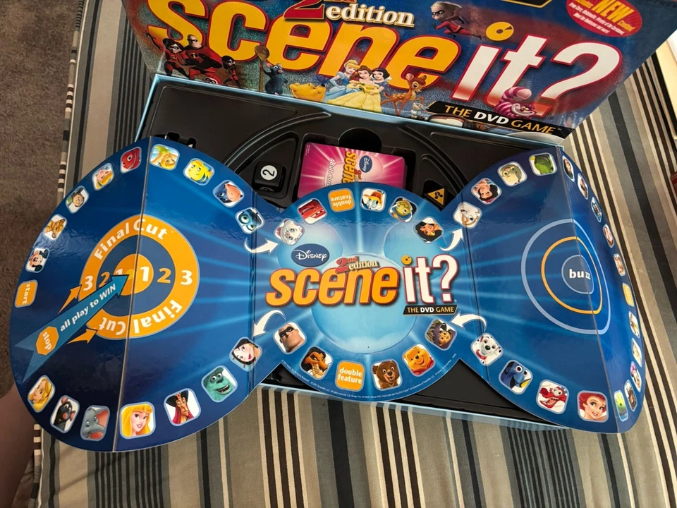 Disney Scene It? 2nd Edition DVD Board Game, Adult & Kids Questions **COMPLETE** - Image 4 of 4