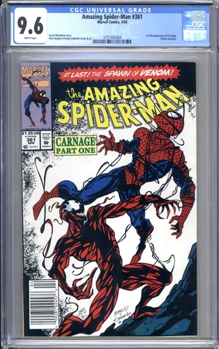 Amazing Spider-Man #361 (1992) Newsstand Edition CGC 9.6 WHITE Pages