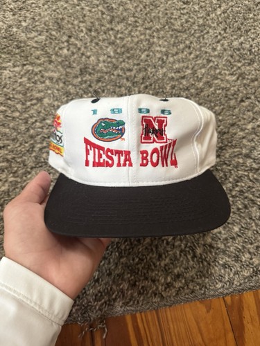 NWT VTG 1996 Fiesta Bowl SnapBack Hat Florida Gators Nebraska Cornhuskers 90s - Picture 1 of 8
