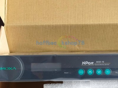 1PCS New MOXA NPort 5650-16 NPort 16 port RS-232/422/485 serial server