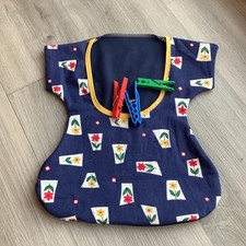 Klammerkleid Klammersack Beutel Wäscheklammer Wäscheklammerbeutel Vintage Stoff 