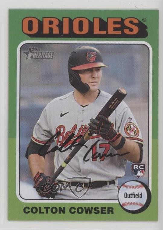 2024 Topps Heritage Rookies Colton Cowser #388 0l1