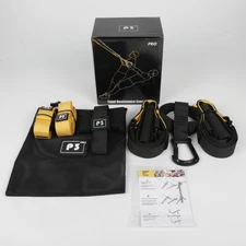 (P3) Pro suspension straps, bodyweight training straps, indoor/outdoor training