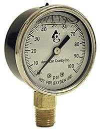 #ad EILPG1002 4LNL Liquid Pressure Guage 100 LB $15.22
