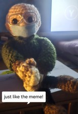Crocheted BERNIE Sanders