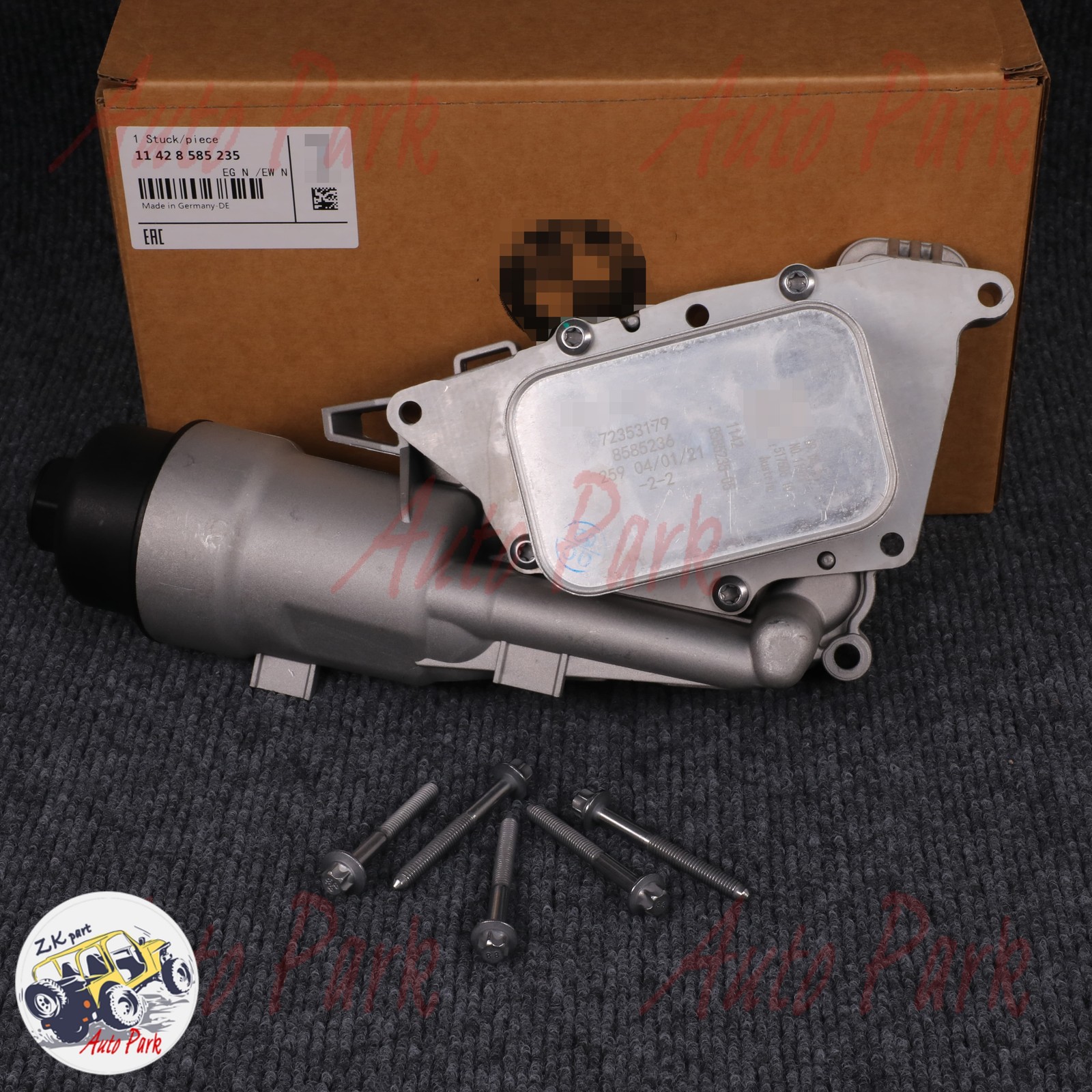 NEW Oil Cooler Filter Housing 11428585235 For Mini Cooper BMW i8 2014-2020 US