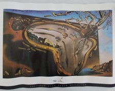 Clock Explosion by Salvador Dali 36x24 Museum Art Print Poster