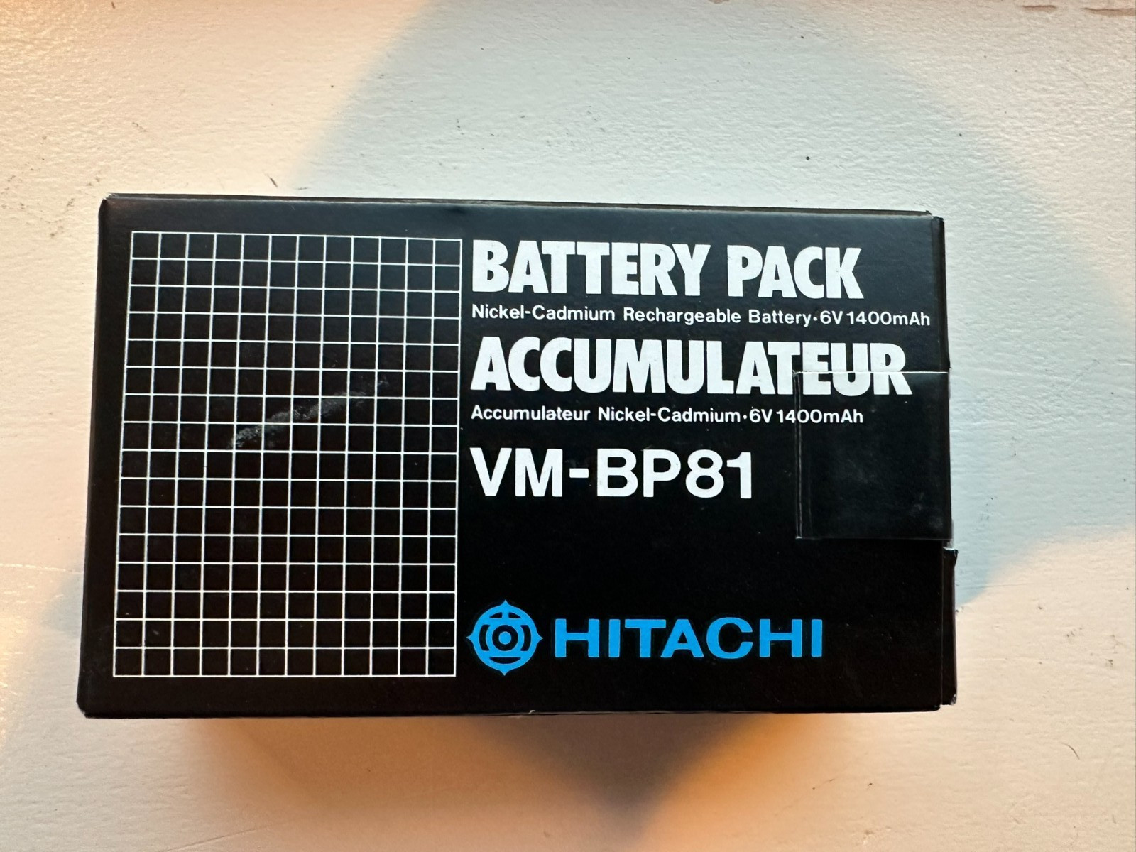 Battery 6v 1400mah Untested