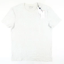 ELEVEN PARIS SILVER BIRCH BEIGE MEDIUM DRY LAKE BED CRACKED LOOK TSHIRT MENS NEW