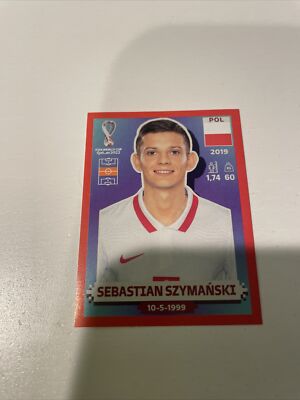 FIFA Soccer World Cup QATAR 2022 Panini Stickers Sebastian Szymanski POL 15 Red