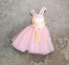 Dollhouse Pink Ballerina Tutu 1:12 Scale Miniature Clothes Decoration Only