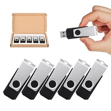 5PCS 10PCS 32GB USB 2.0 Flash Drive Swivel Memory Stick Thumb Pen Drive Storage