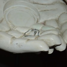 handmade dainty stainless steel adjustable ring woman's ring