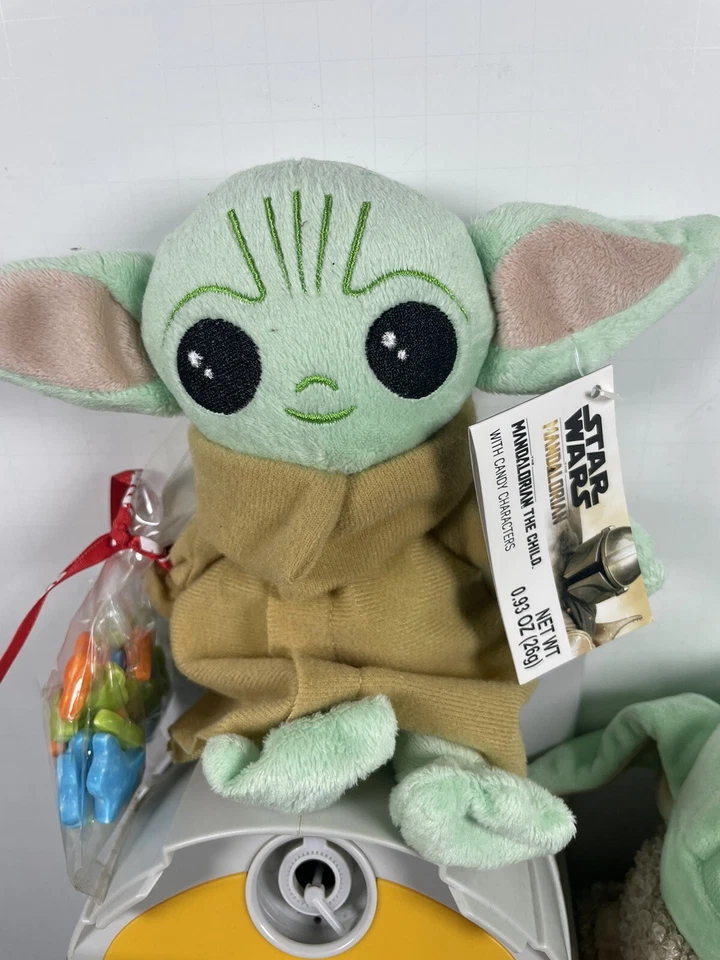 🔥 Lote de 3 • Star Wars Grogu • The Mandalorian Bubble Machine & Plush X 2 Child Foto 3 de 4