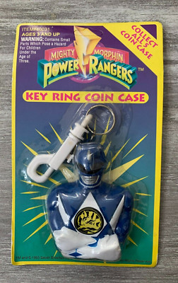 1993 Saban POWER RANGERS Key Ring Coin Case MOC C-6.0 Blue Ranger | eBay