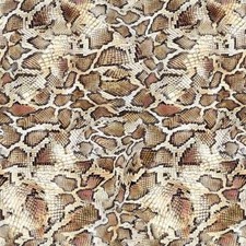 Cotton Fabric - Brown Snake Skin Digital Print - Craft Fabric Material Metre